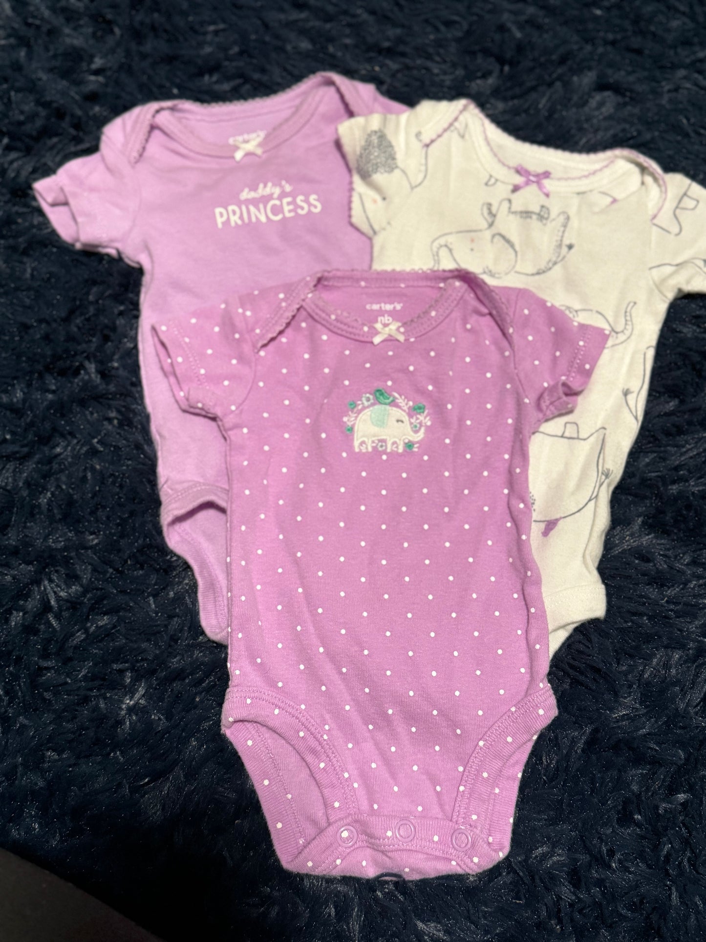 3pc onesie set, size NB
