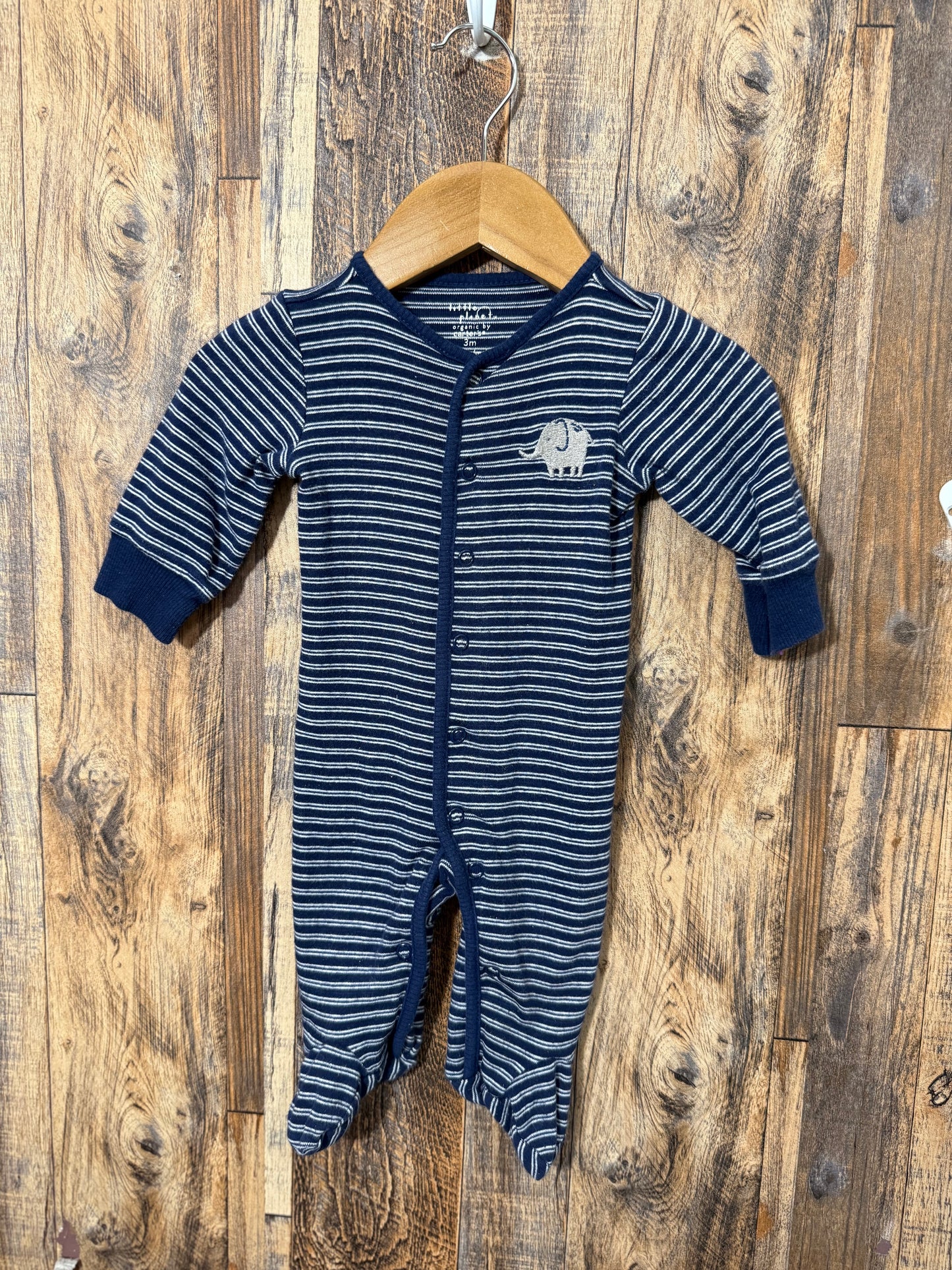Organic cotton sleeper, size 3m
