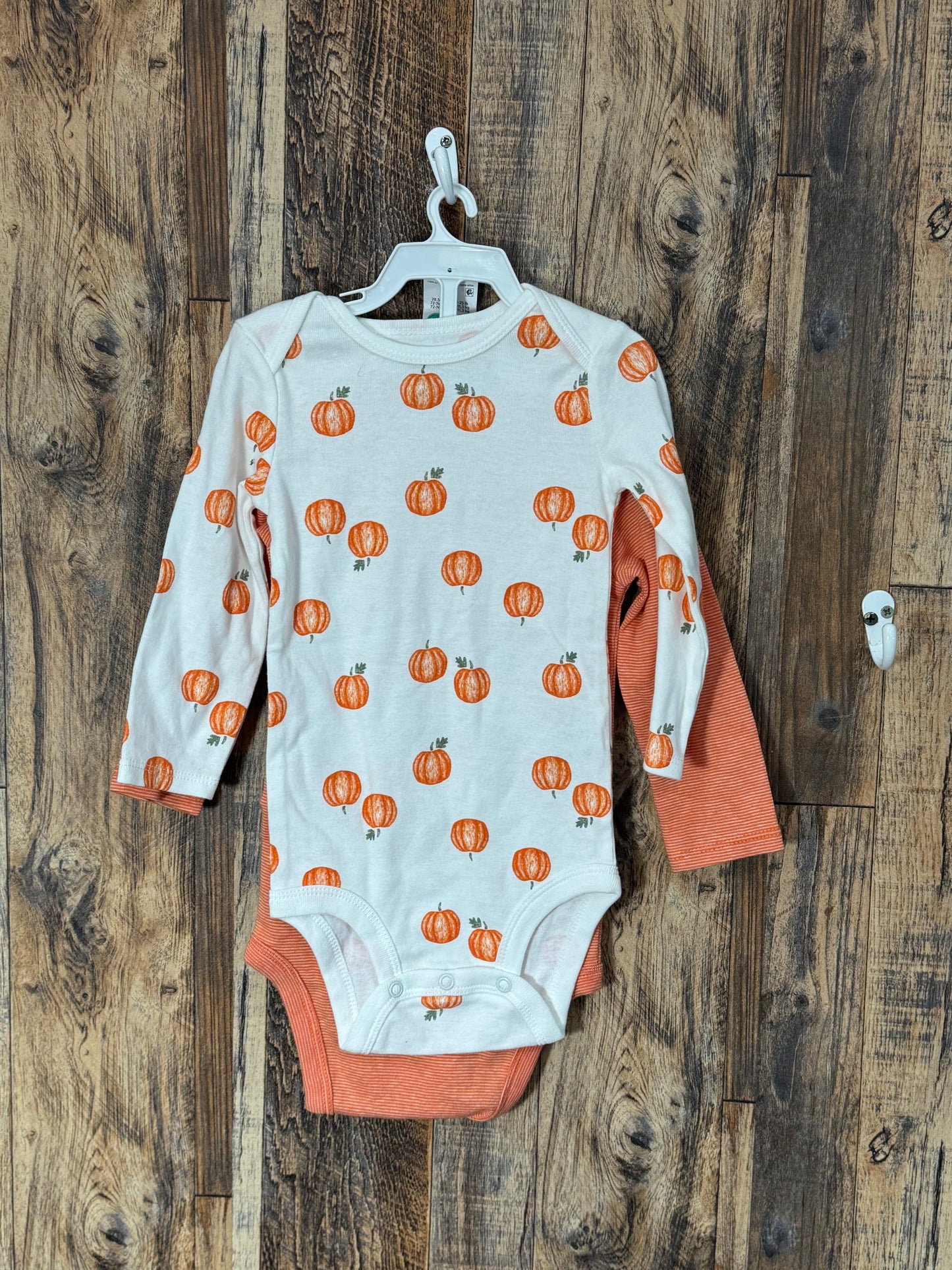 Halloween 2pc LS onesie set NWT, size 12m