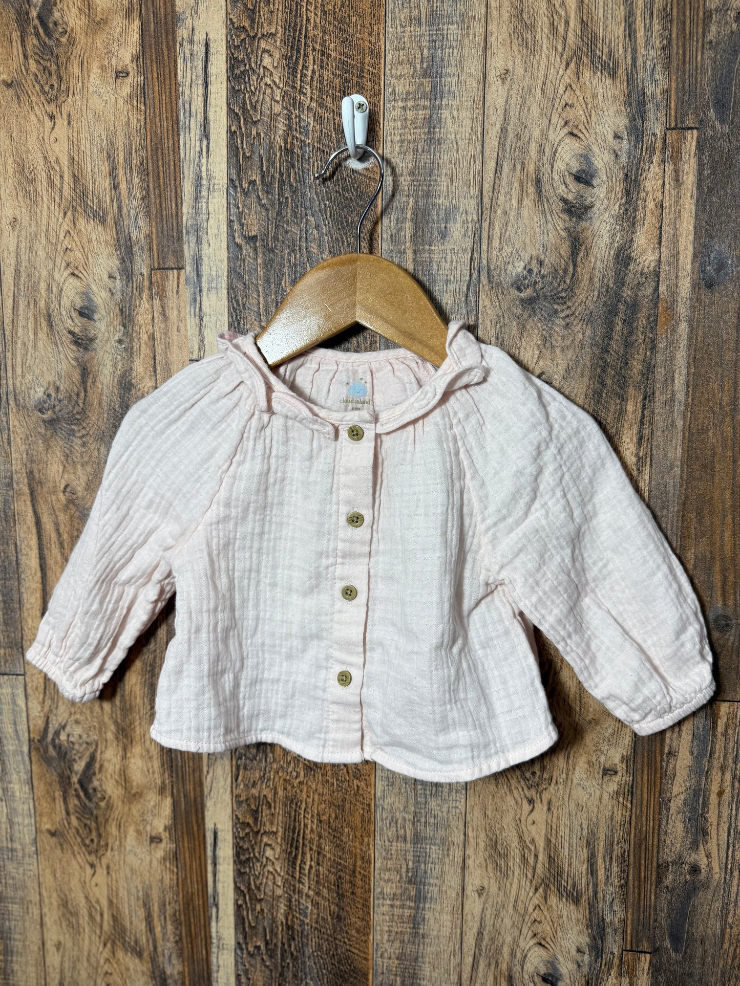 LS shirt, size 6-9m