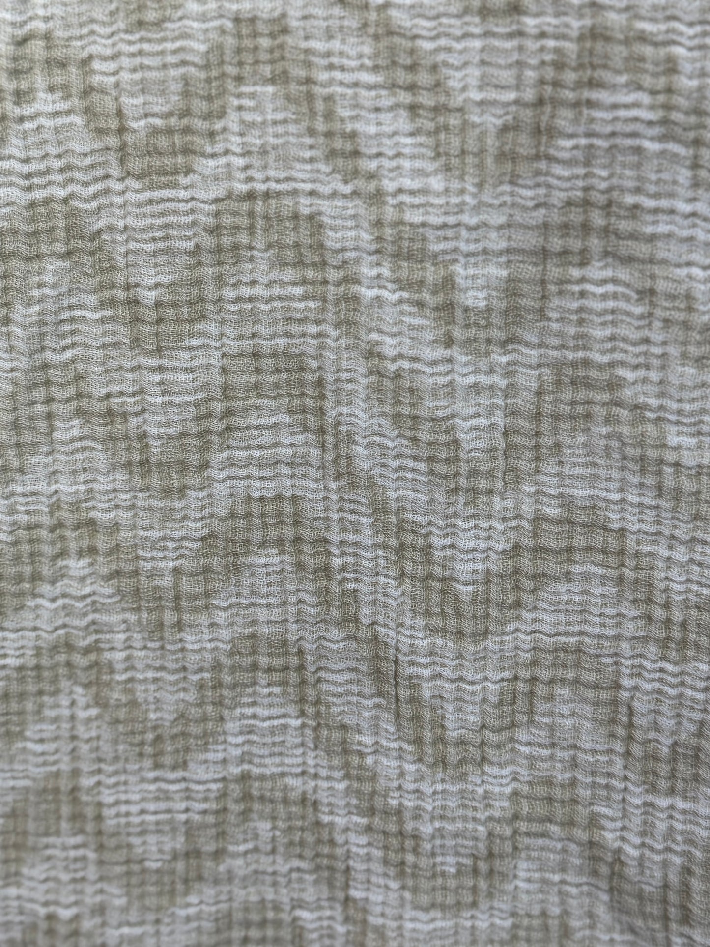 Chevron muslin blanket