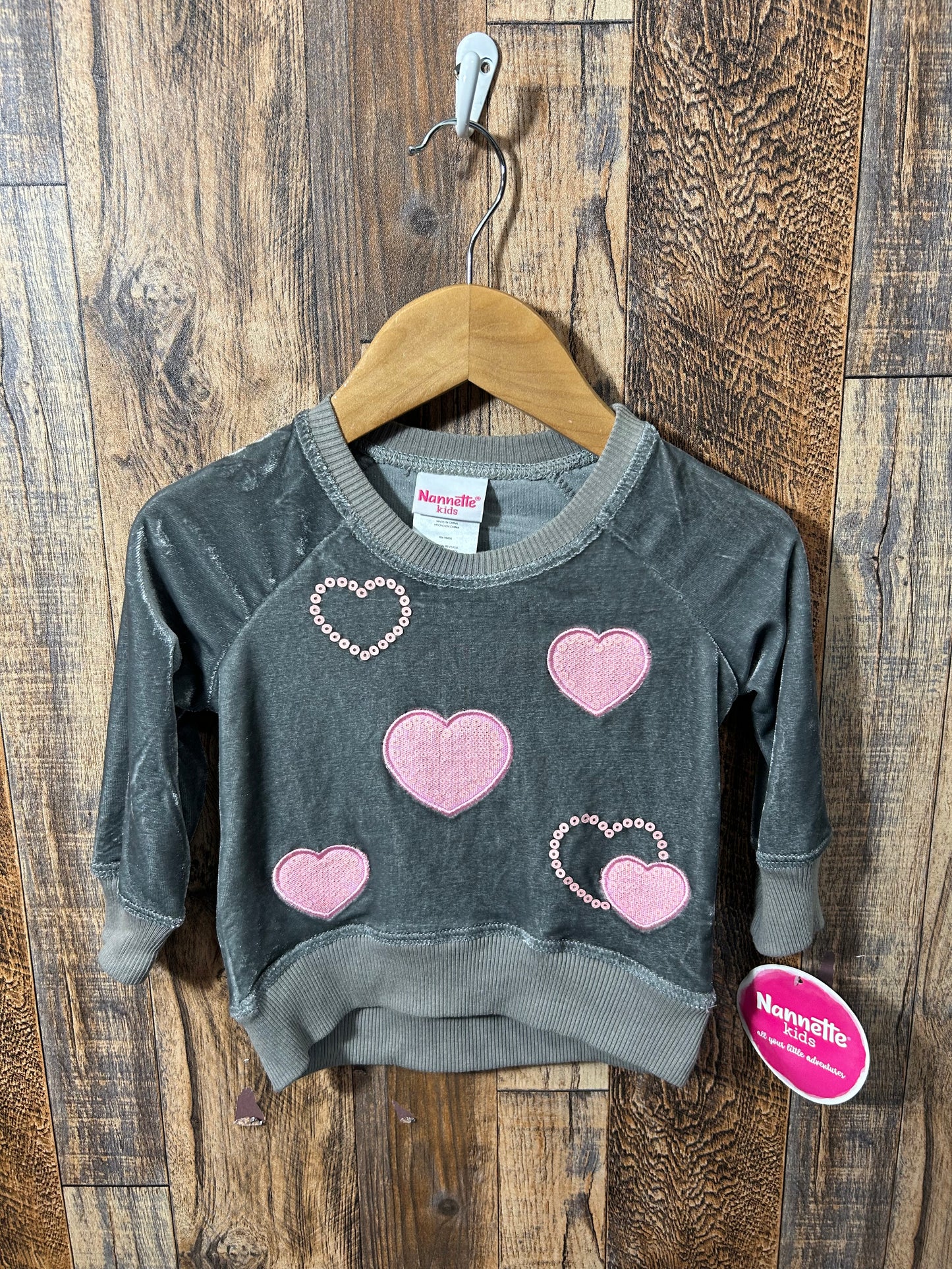 LS shirt NWT, size 12m