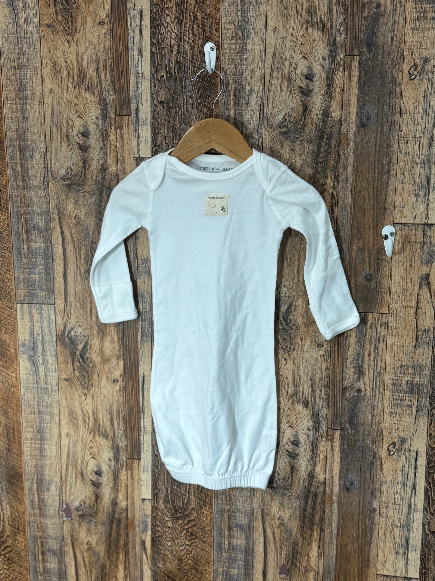 Organic cotton sleep gown, size 0-6m