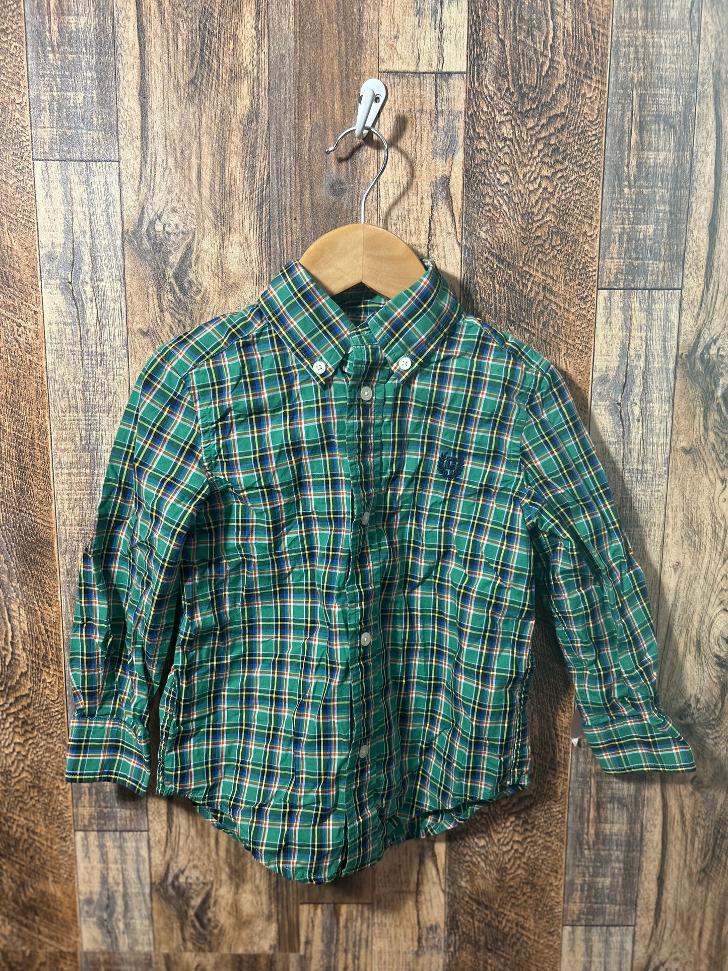 LS button up, size 3t