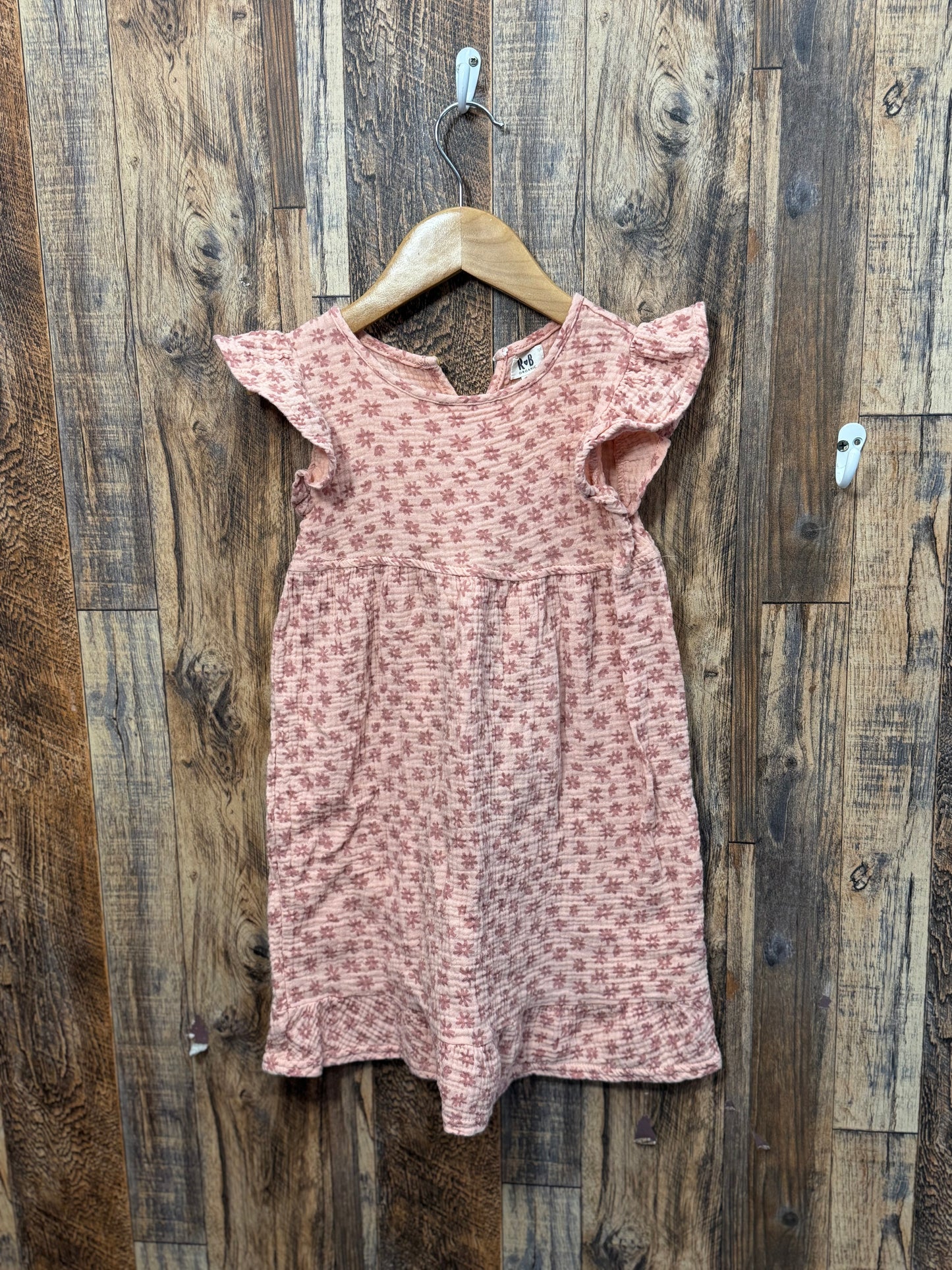 Organic cotton dress, size 5