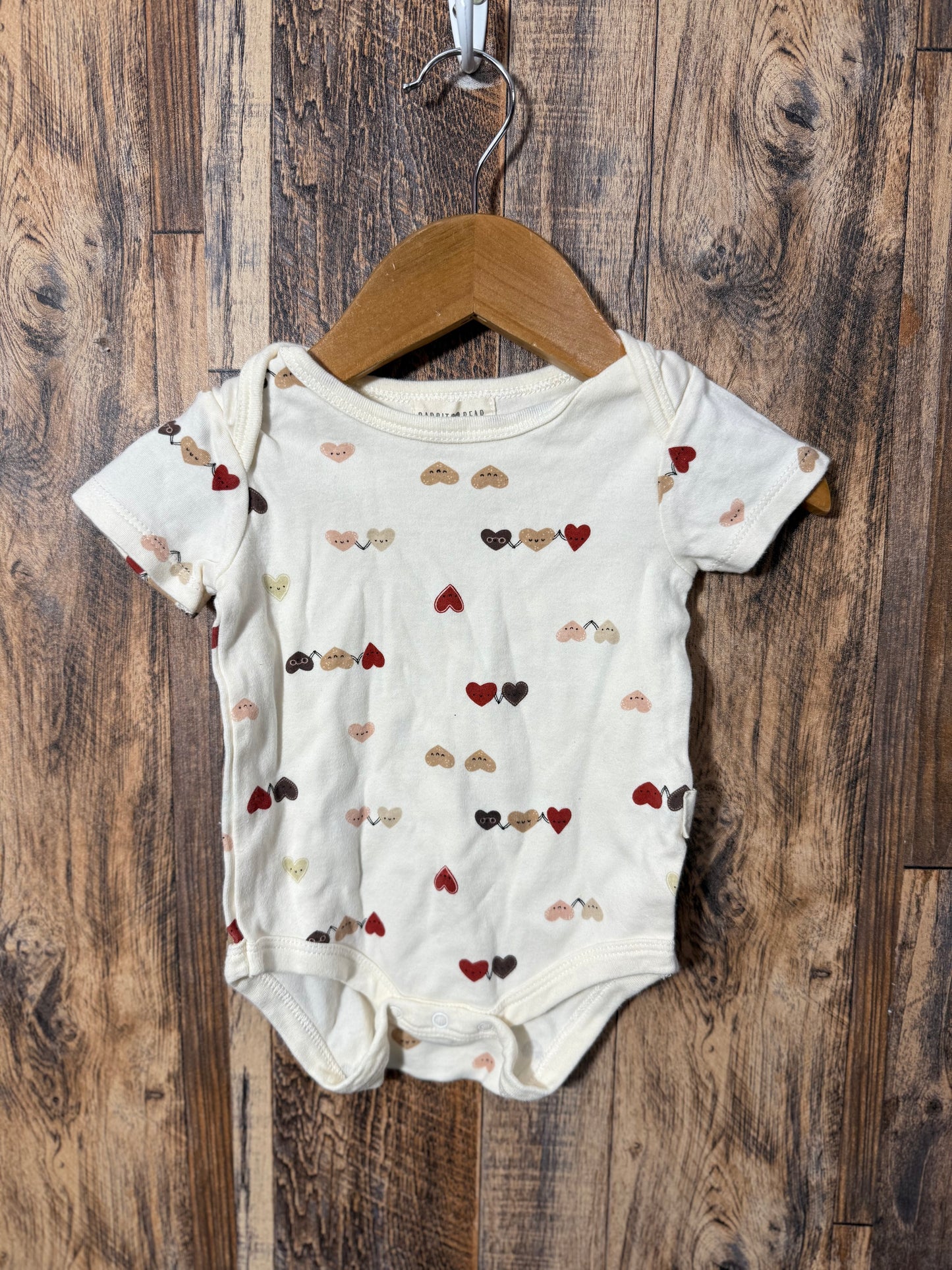 Organic cotton onesie, size 6-9m