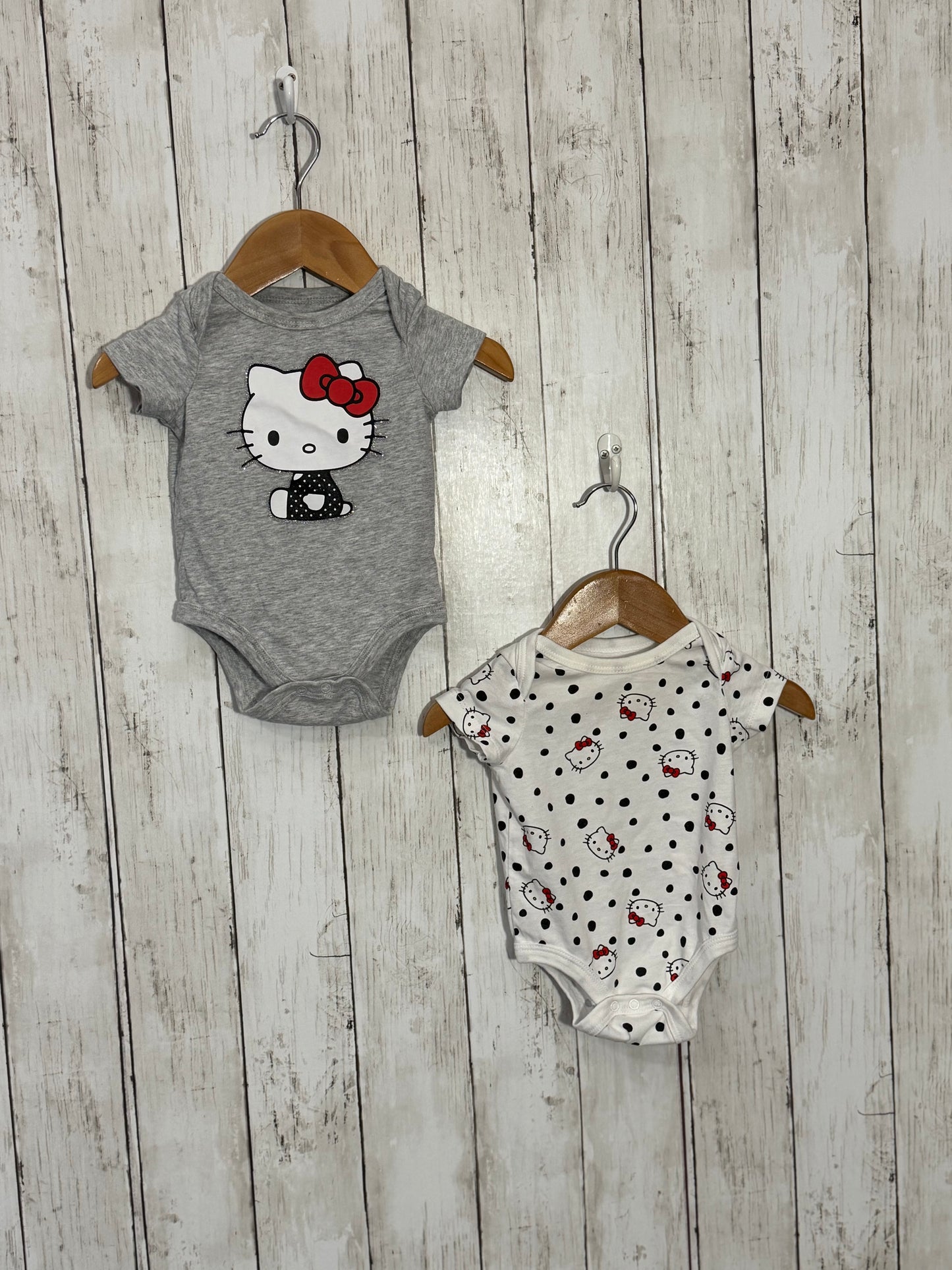 2pc onesie set, size 3-6m