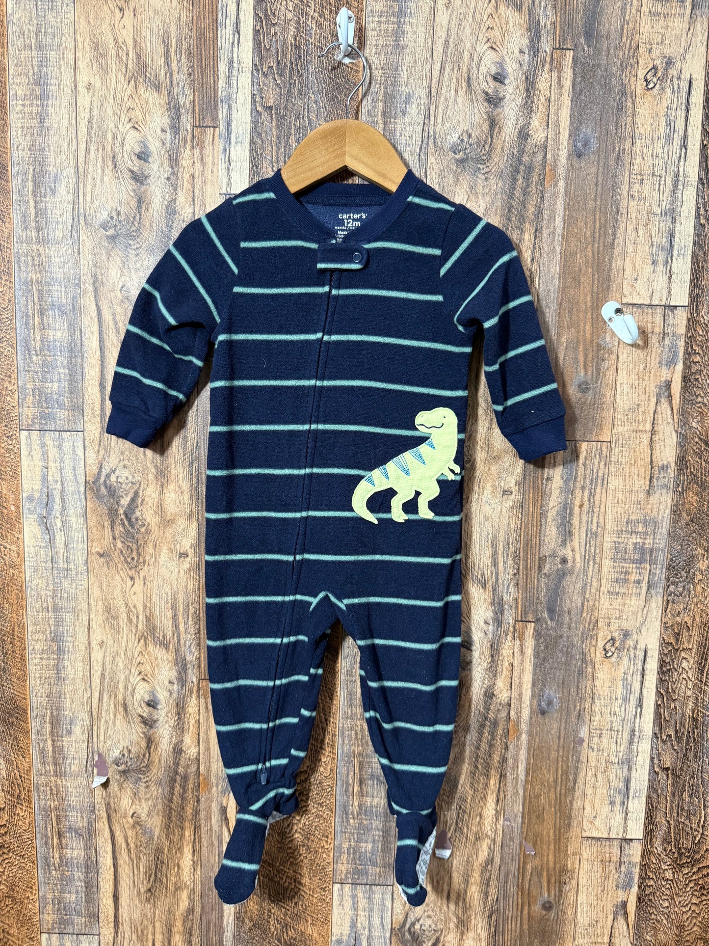 Fleece pajamas, size 12m