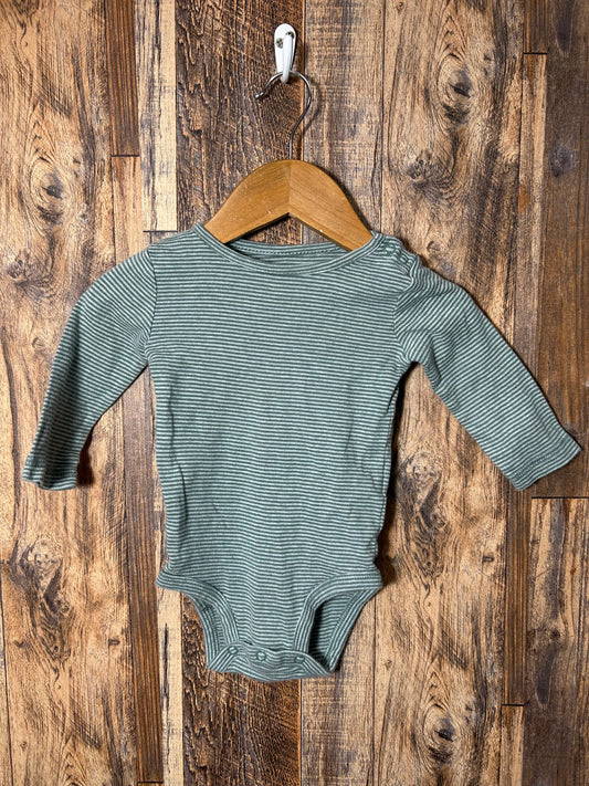 Organic cotton LS shirt, size 6m