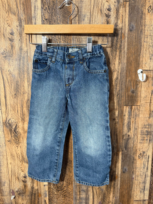 Straight jeans, size 3t