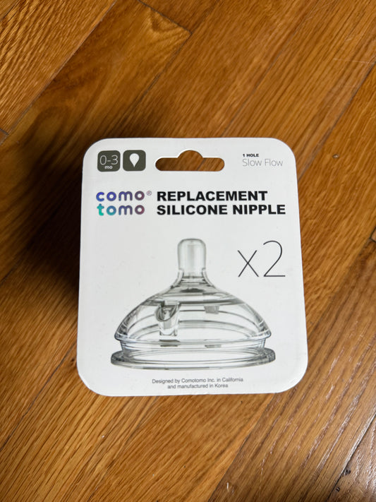 2pk replacement nipples 0-3m