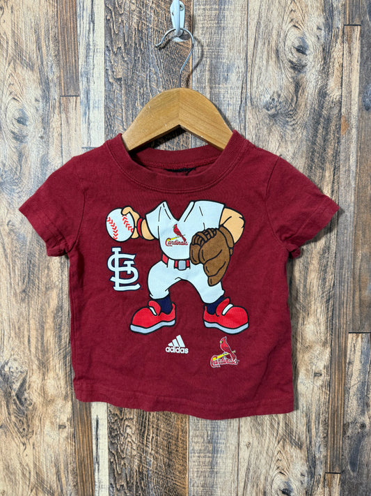 Cardinals shirt, size 12m