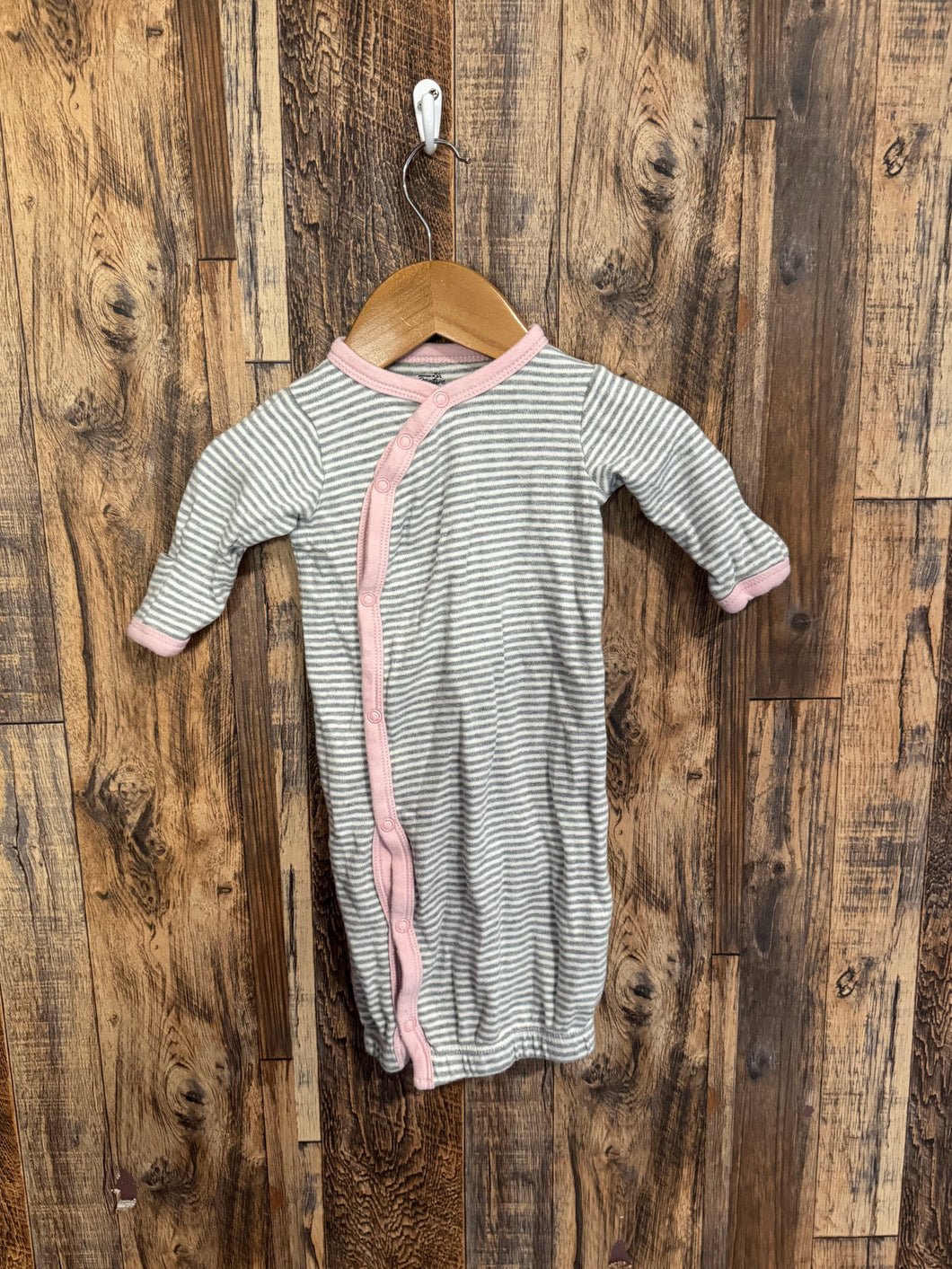 Organic cotton sleep gown, size 0-6m