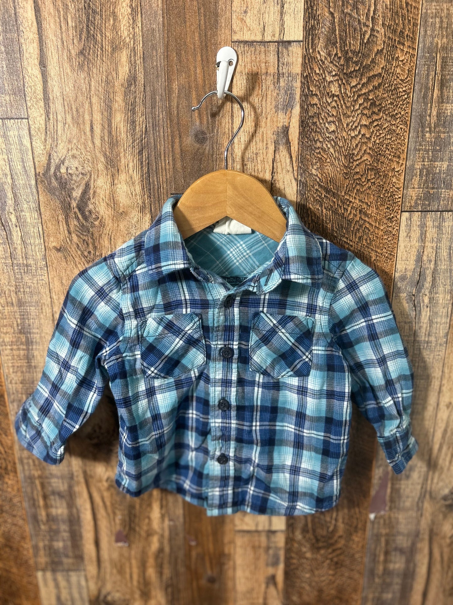 LS button up, size 6-12m