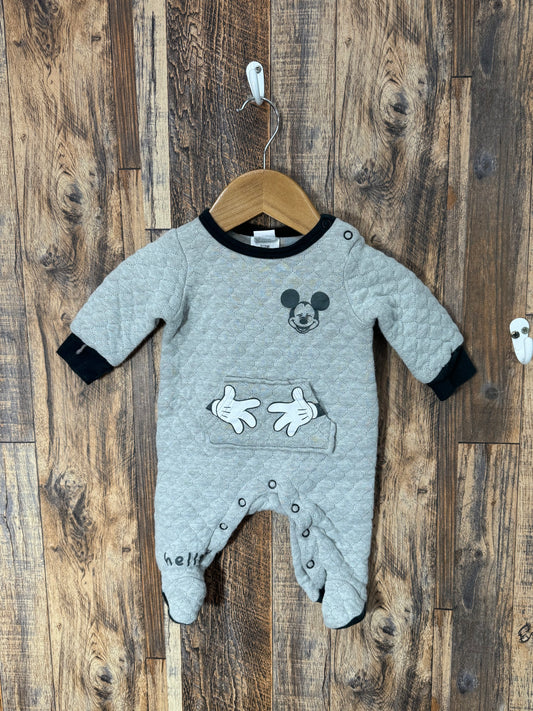 Sweatshirt romper, size 0-3m