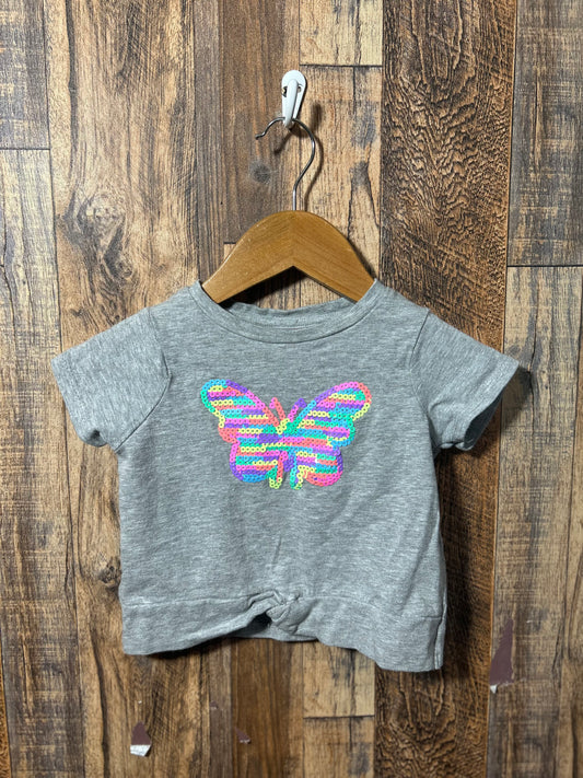 Cropped shirt, size 4t