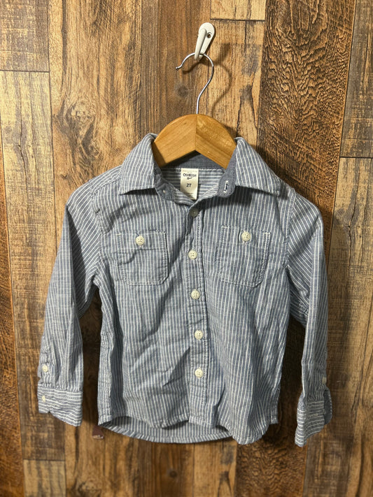 LS button up, size 2t