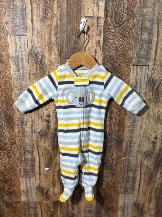Fleece sleeper, size 3m