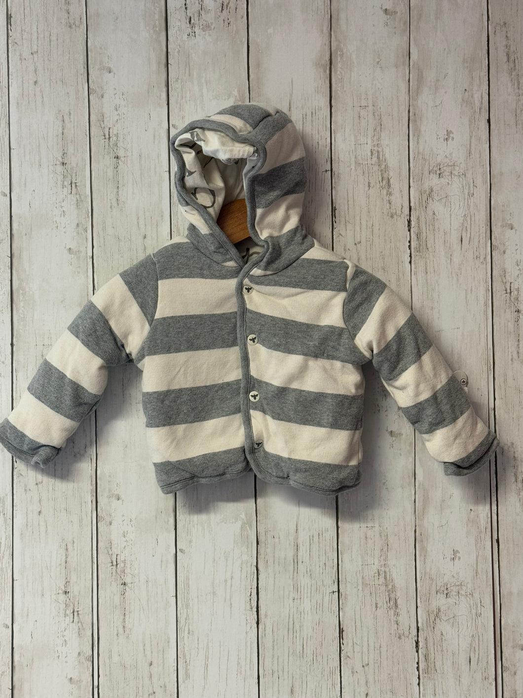 Organic cotton Jacket, size 6-9m.  #i29