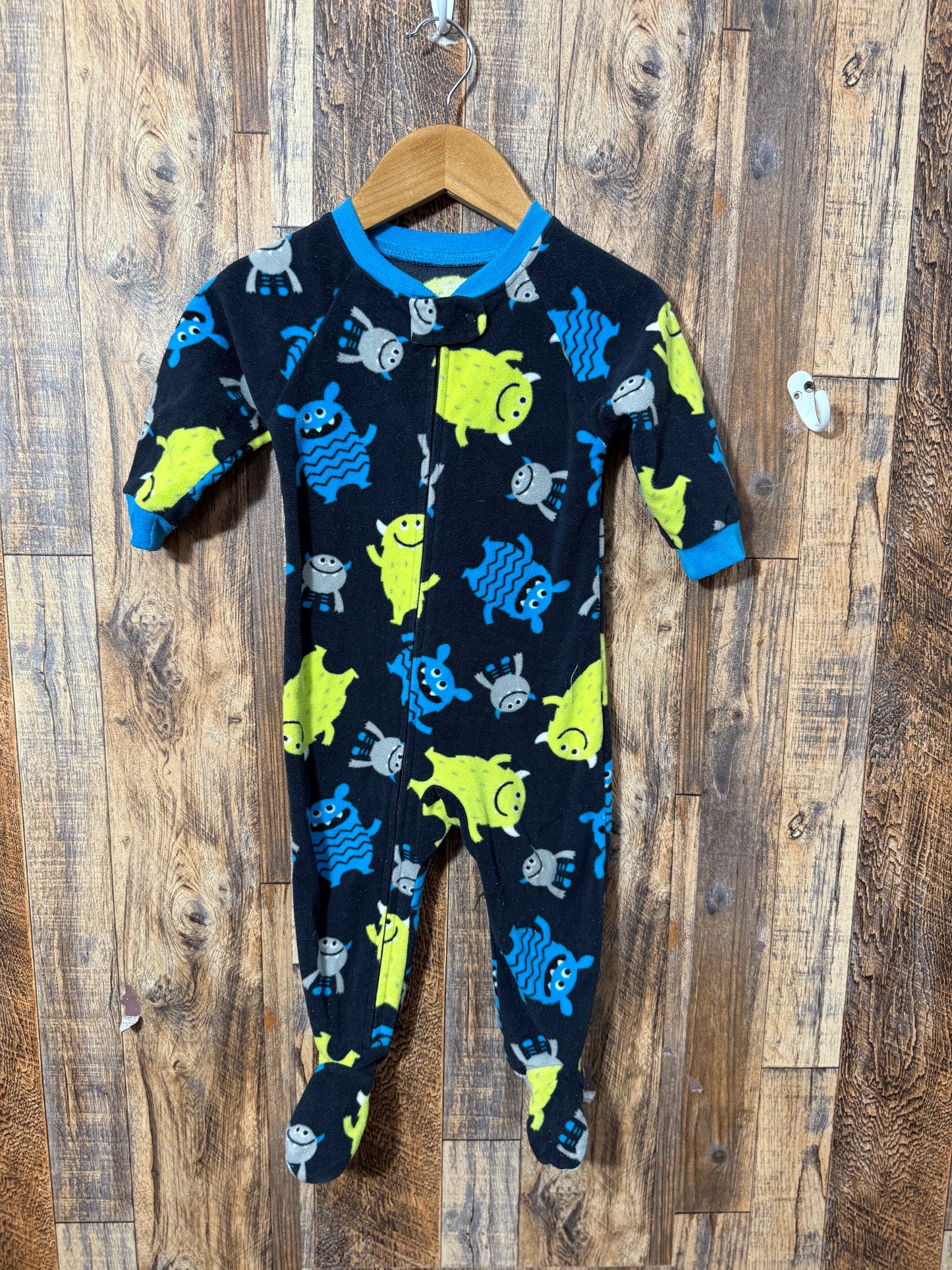 Fleece pajamas, size 12m