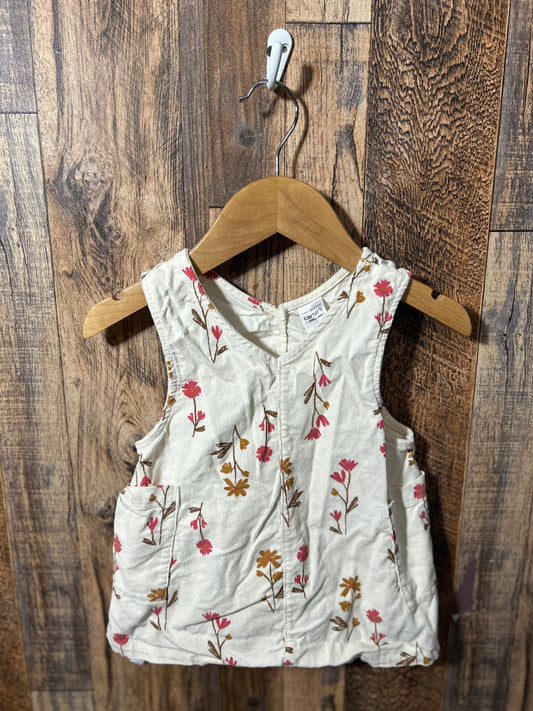 Corduroy dress, size 12m