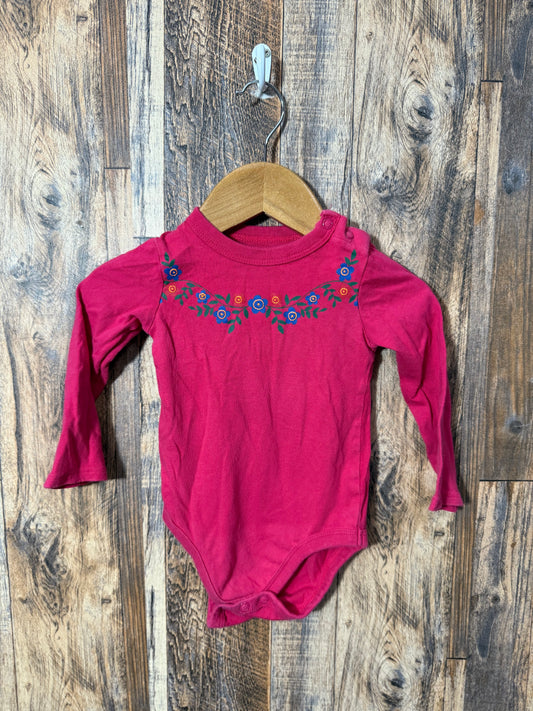 LS shirt, size 6-12m