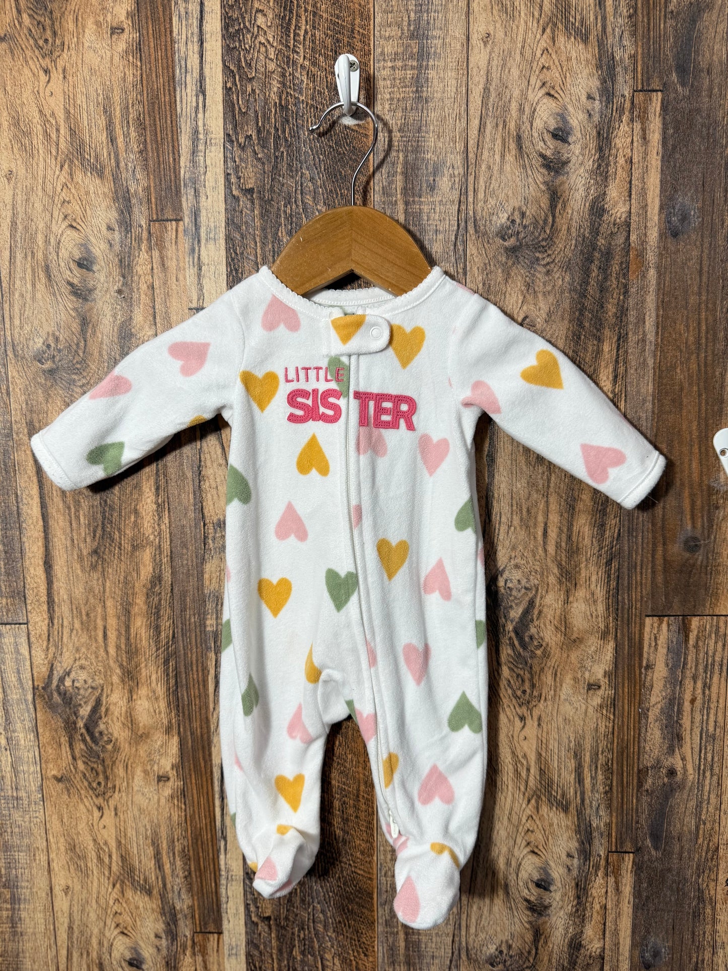 Fleece sleeper, size NB