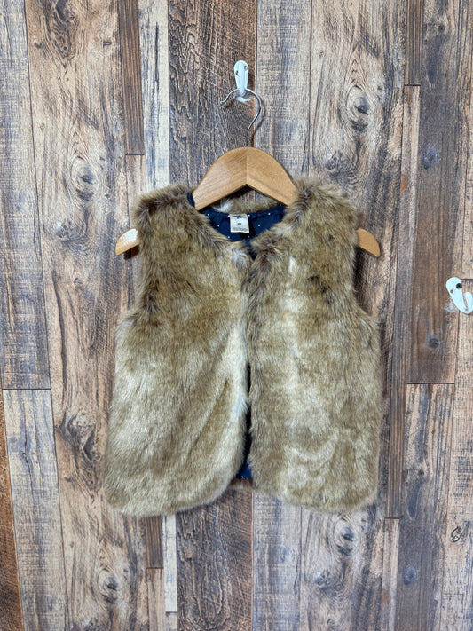 Faux fur vest, size 4t
