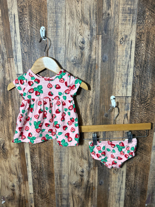 Dress w/ lollies, size 0-3m
