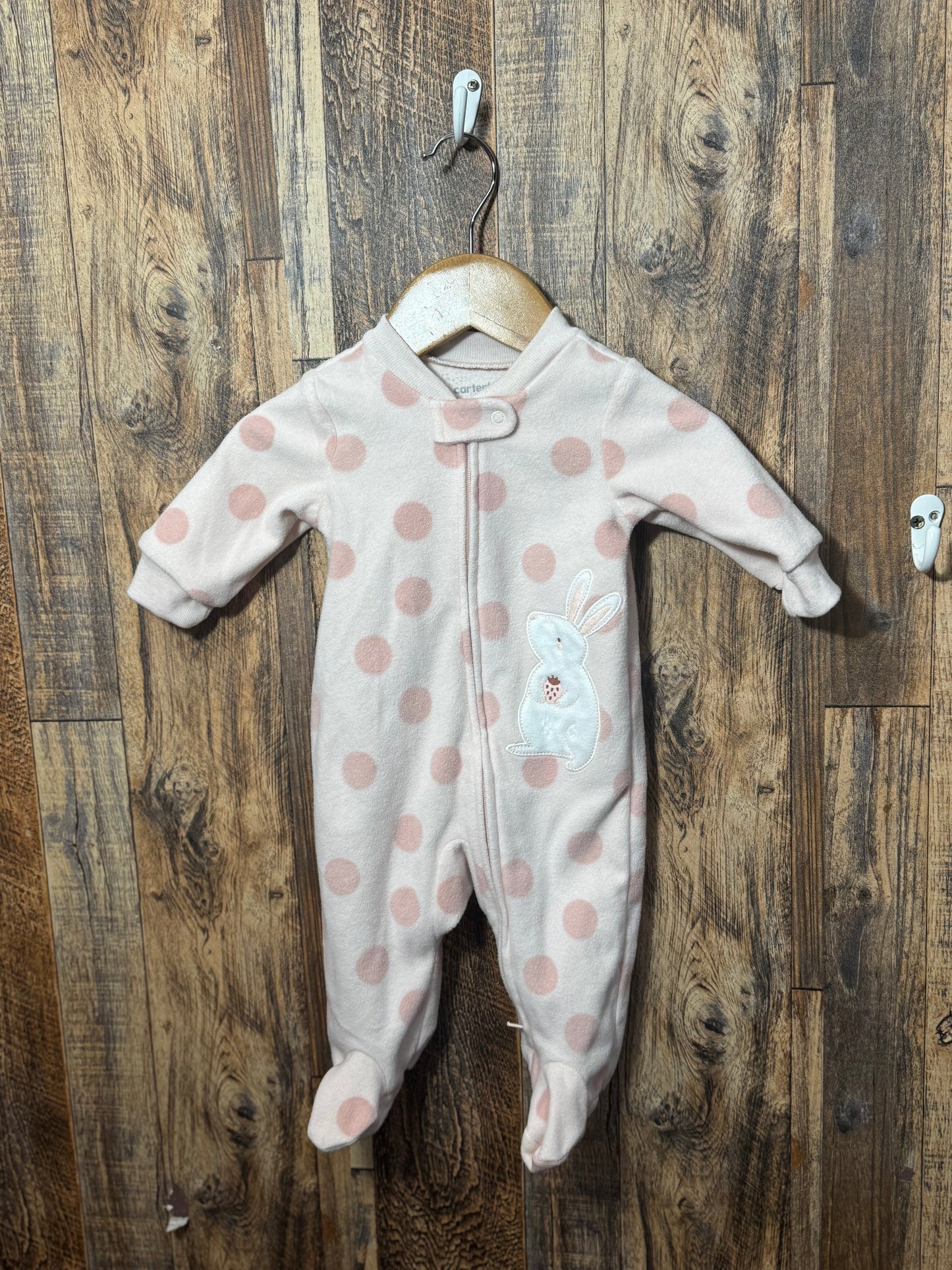 Fleece sleeper, size 3m