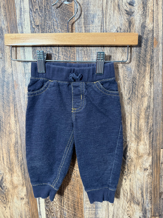 Cotton pants, size 6m
