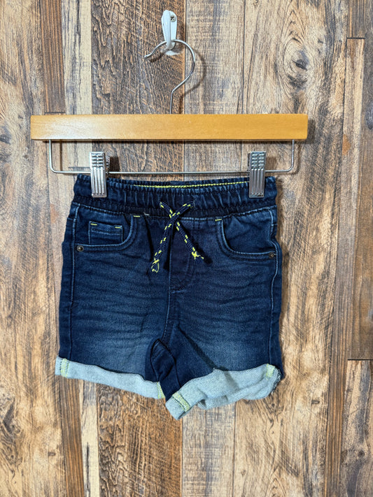 Jean shorts, size 18m