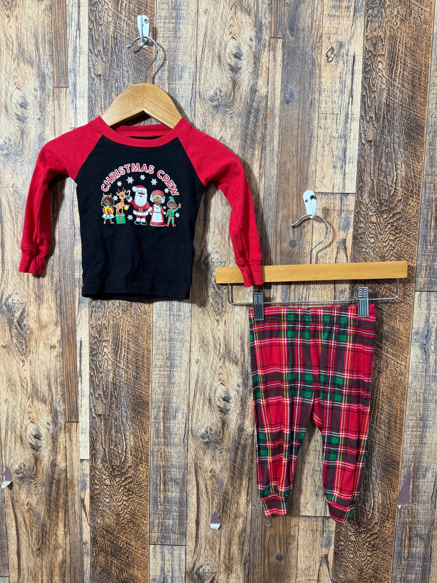 Holiday pajamas, size 3-6m
