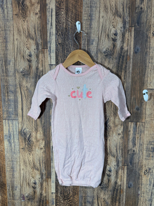 Sleep gown, size 0-6m