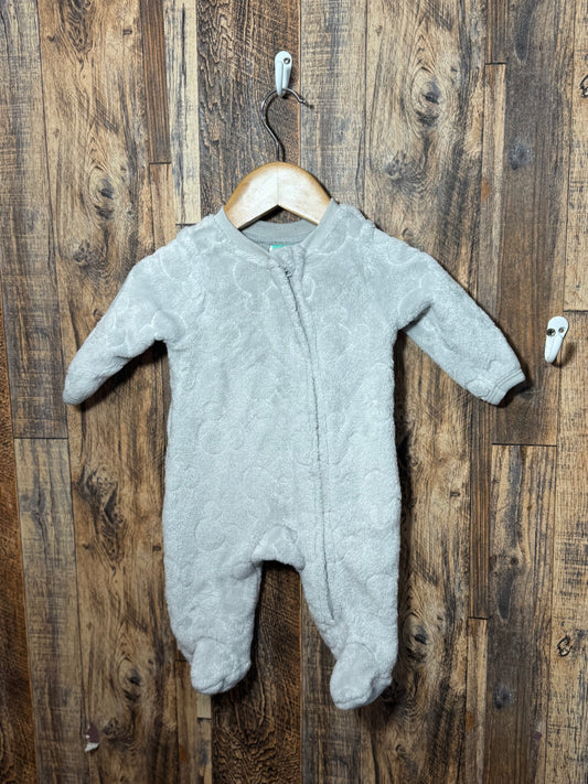Fleece sleeper, size 0-3m