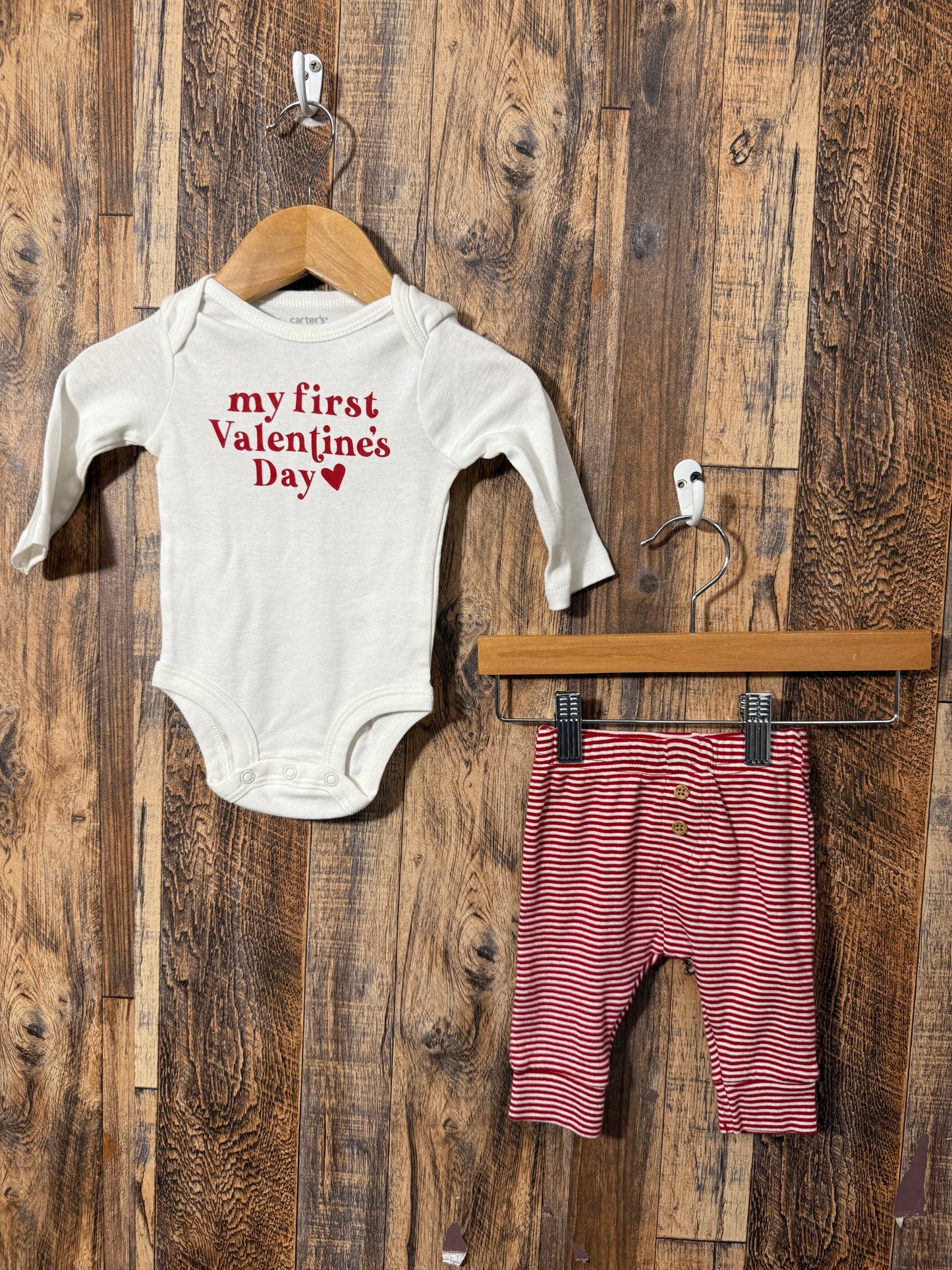 Valentines 2pc set, size 3m