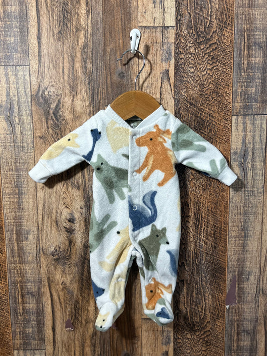 Fleece sleeper, size P