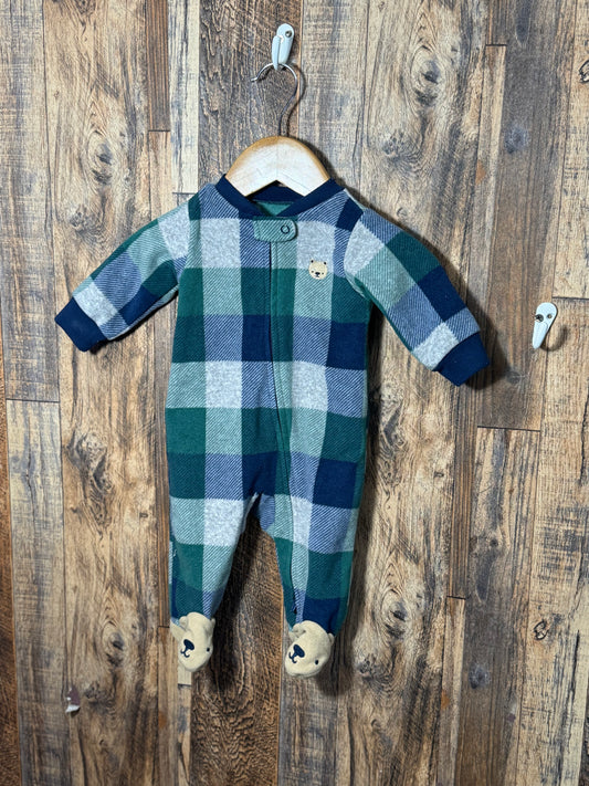 Fleece sleeper, size 3m