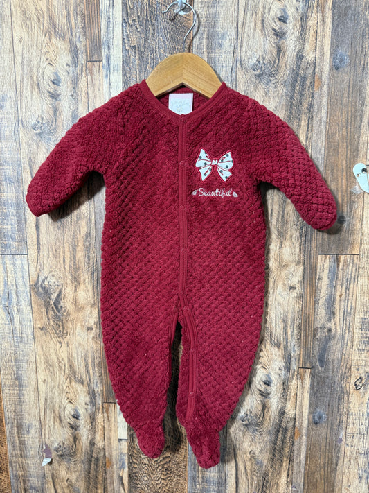 Fleece sleeper, size 0-3m