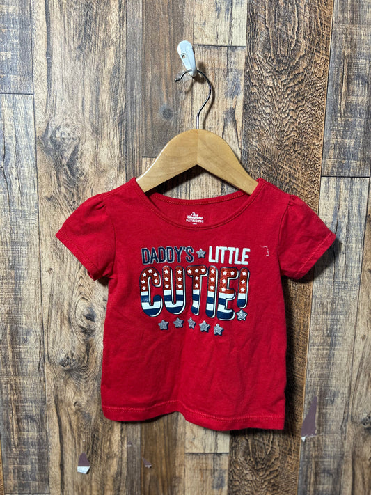 Patriotic shirt, size 18m