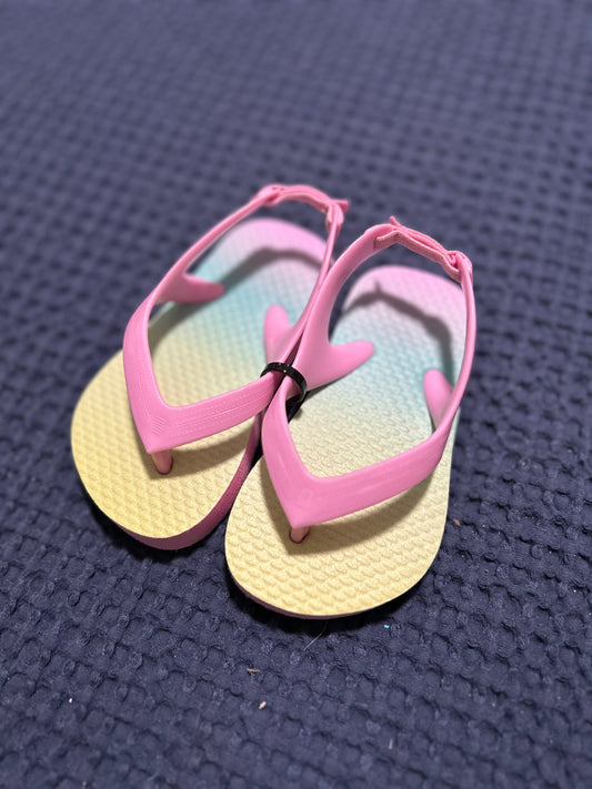 Flip flops, size 5