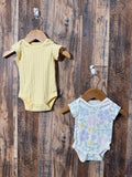 2pc organic cotton onesie set, size NB