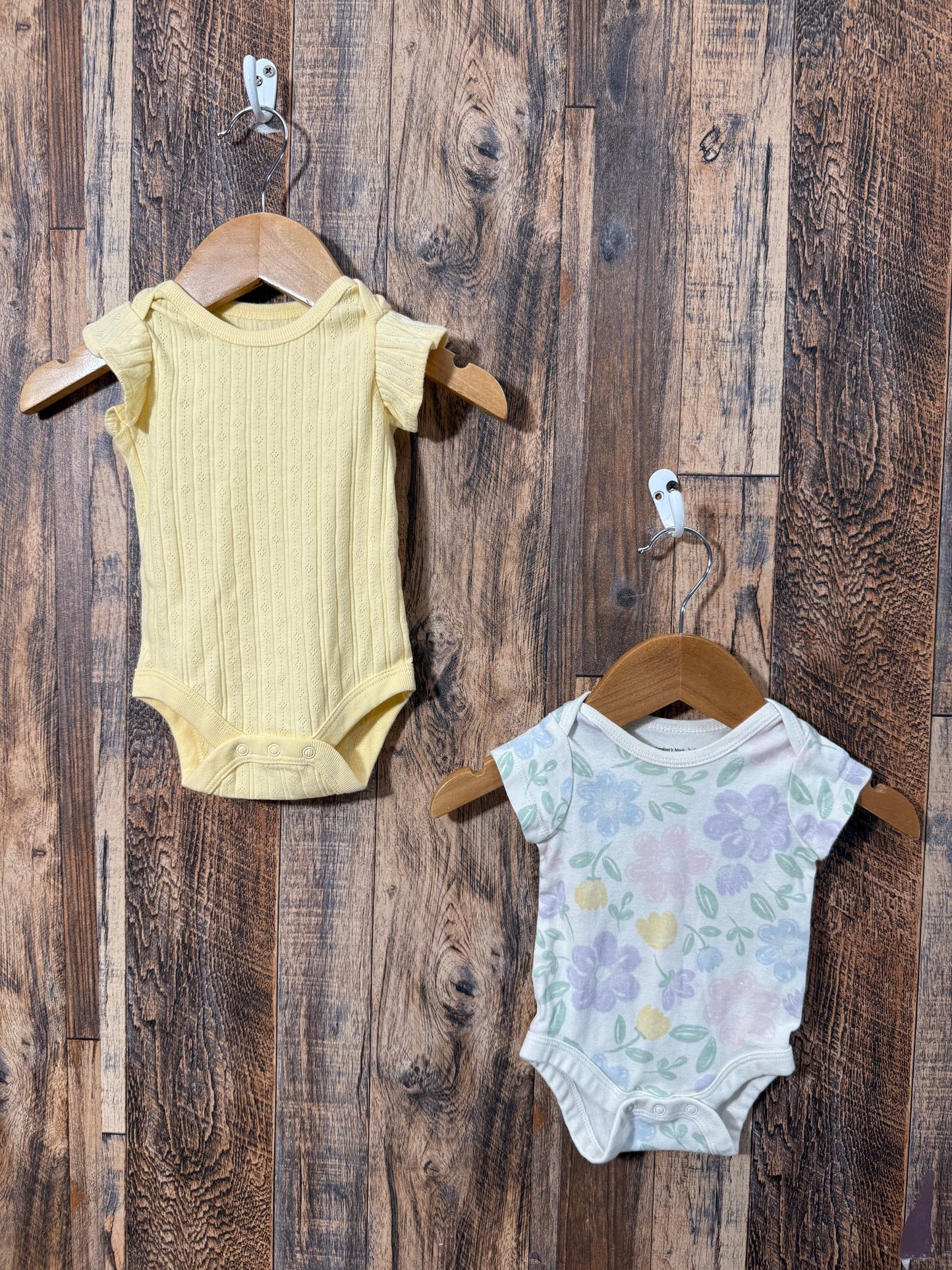 2pc organic cotton onesie set, size NB