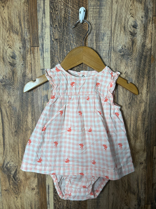 Romper dress, size 6m