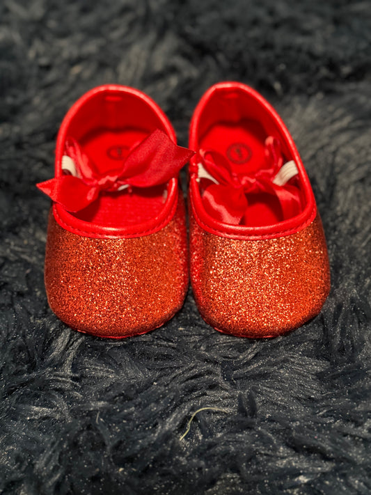 Glittery shoes, size 1