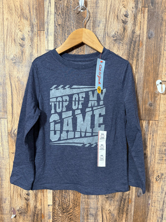 LS shirt NWT, size 4-5