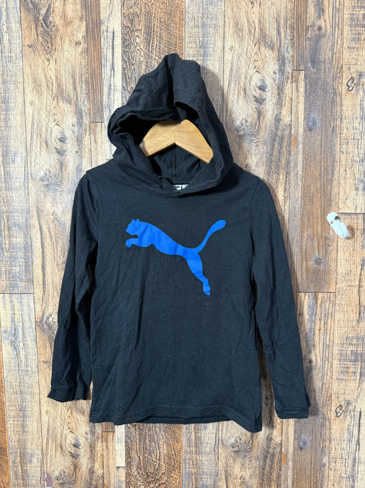 Hooded LS shirt, size 5-6