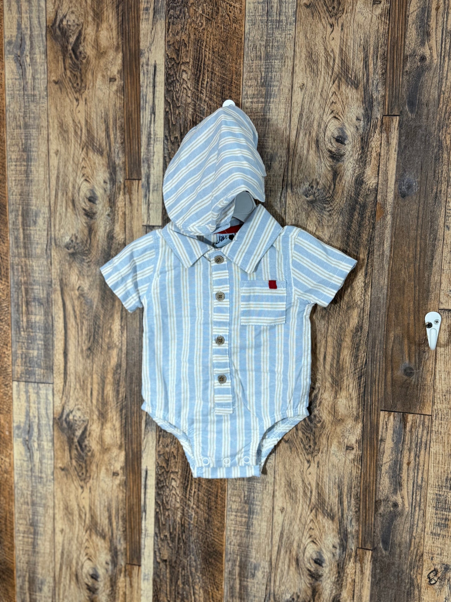 Romper w/ hat, size 0-3m