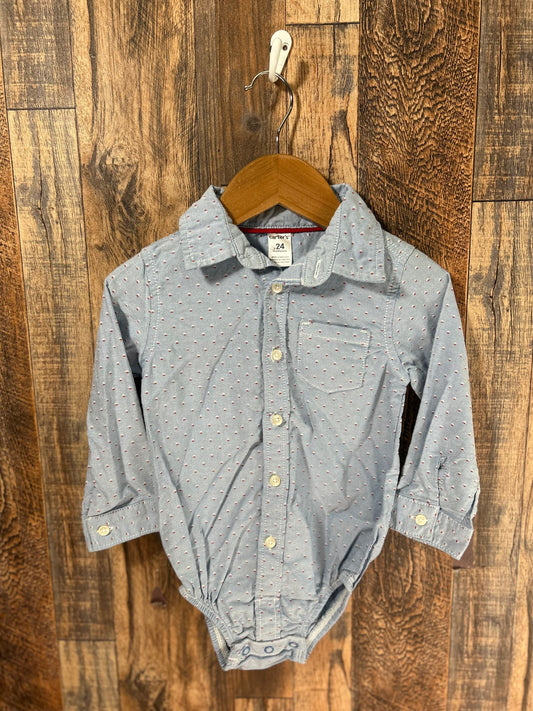 LS button up, size 24m