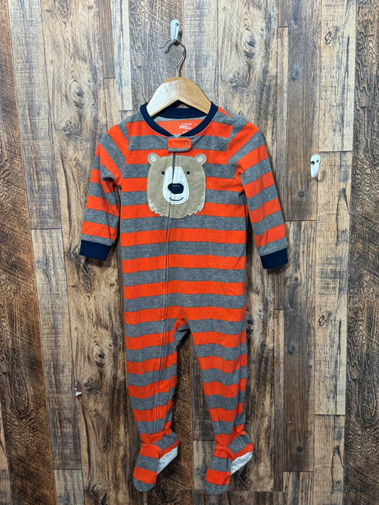 Fleece pajamas, size 24m